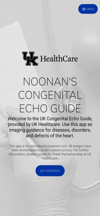 UK Congenital Echo Guide Screenshot 1 of 4