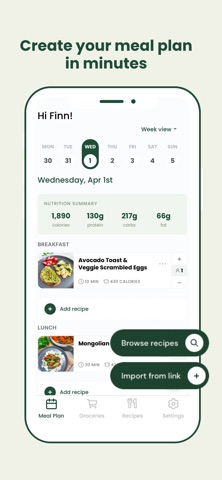 Healthy Kitchen: Meal Planner screenshot