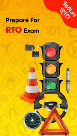 RTO Exam India - Driving Test screenshot 1