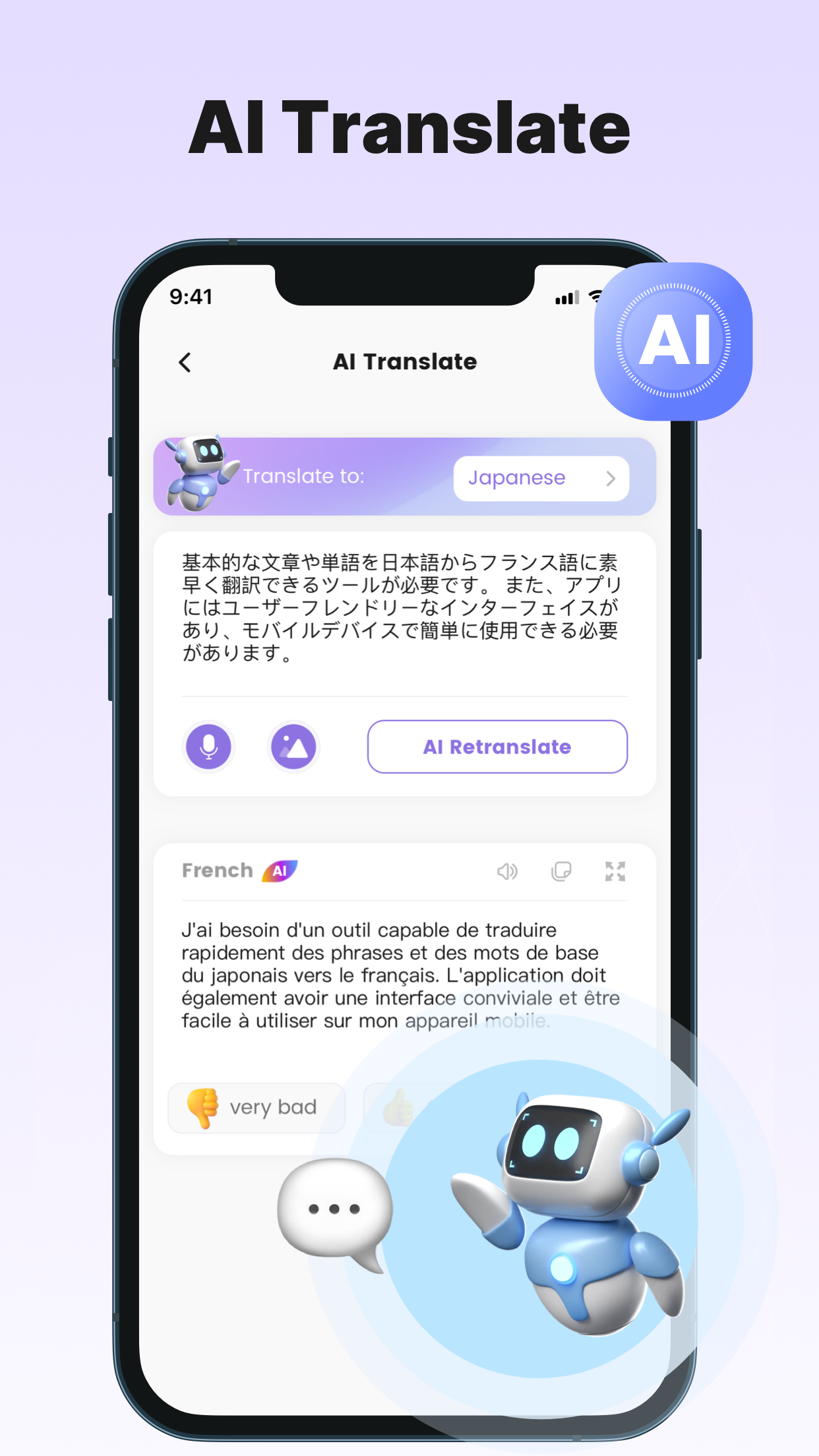 Translate Voice: AI Translator screenshot 4