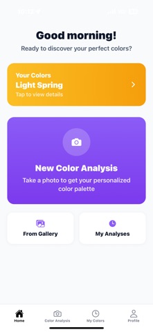 MyColor AI - Color Analysis screenshot