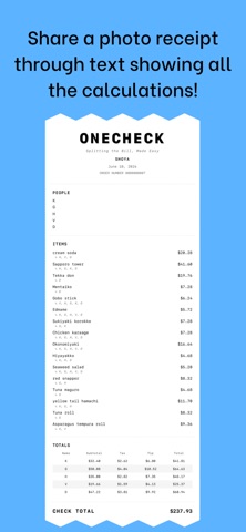OneCheck Calculator screenshot