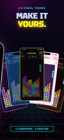Neon Blocks: Cyber Stack screenshot 7