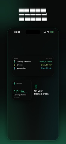 补剂追踪: Stack screenshot