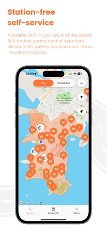 Papaye: 24/7 Car-Sharing Screenshot 2 of 5