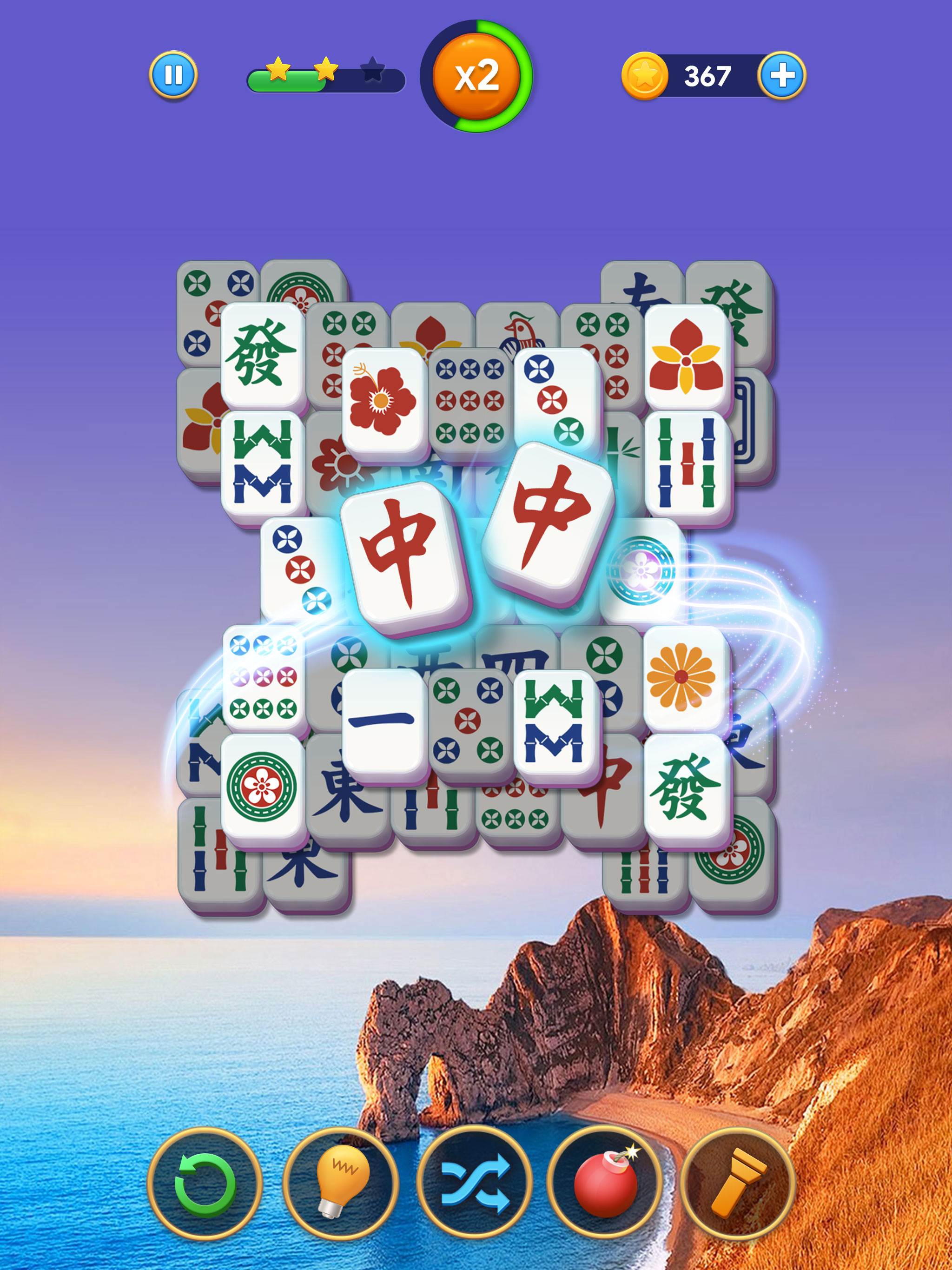 Mahjong Solitaire: Tiles Match