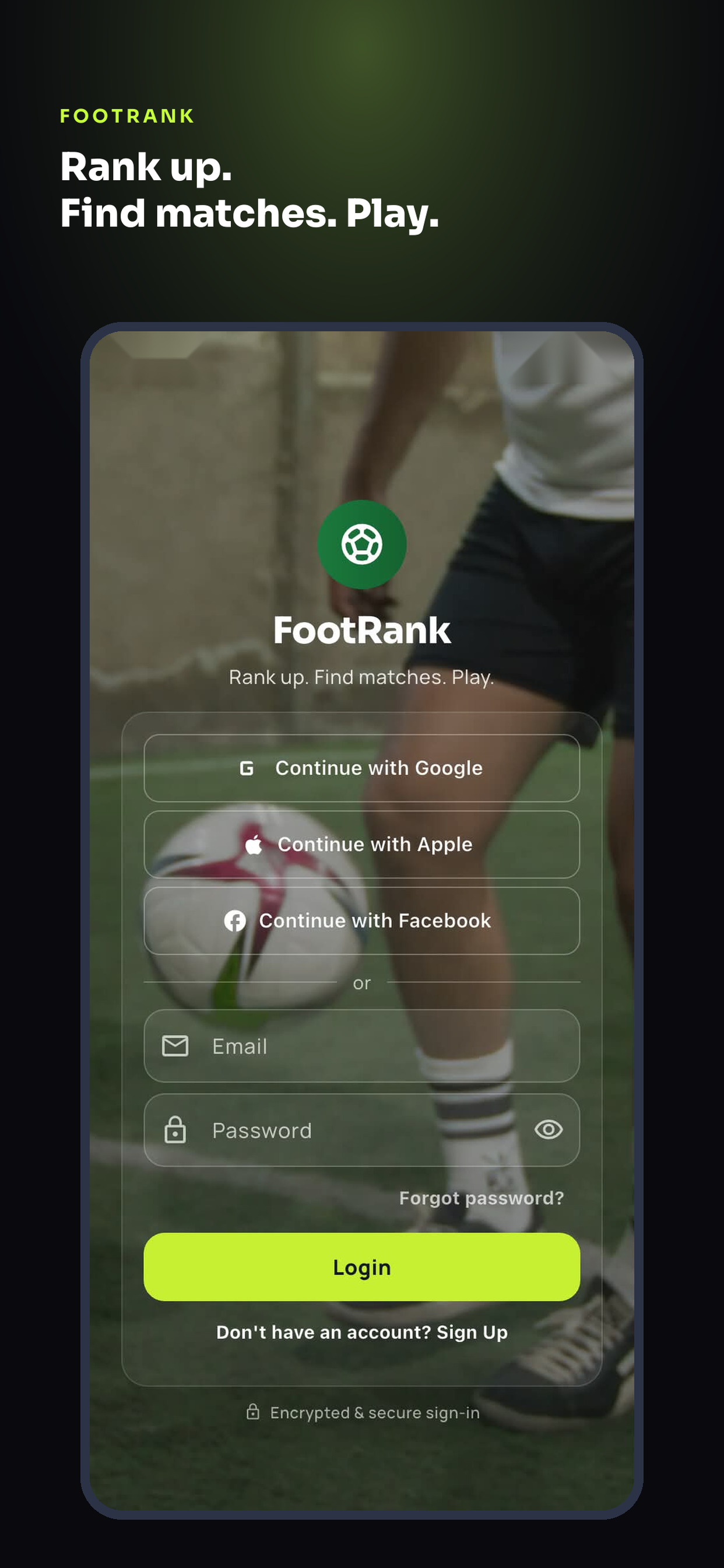 FootRank: 5-a-Side Ranking screenshot 2