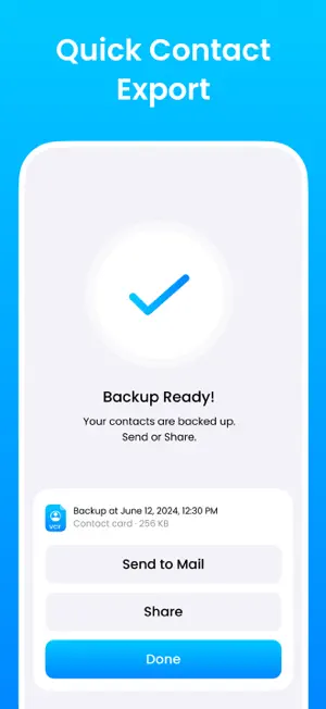 MCBackup: My Contacts Backup screenshot 4