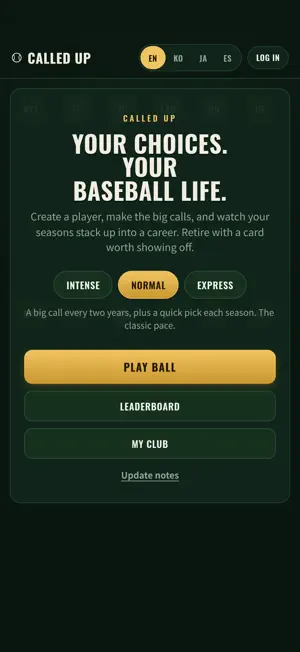 CalledUp: Baseball Career screenshot 1
