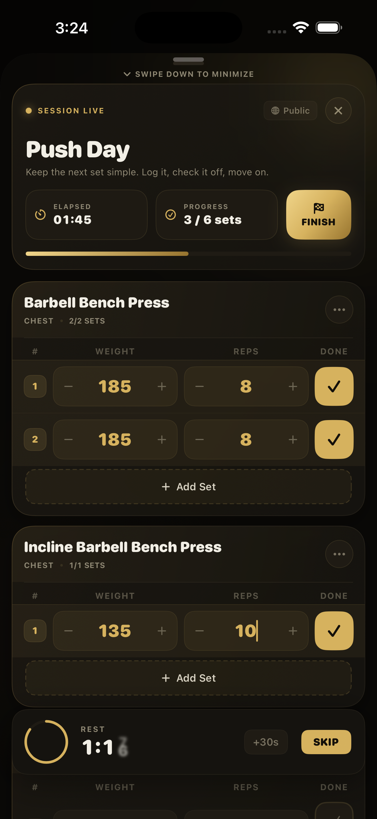 PRogress: Gym Workout Tracker screenshot 2