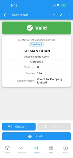 iEvent Check-in screenshot 3
