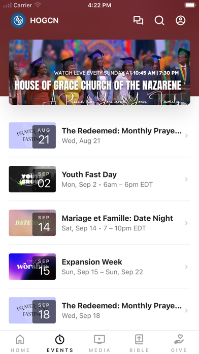 House Of Grace Ministries Screenshot