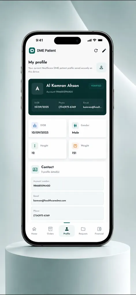 DME Patient - Medical App | MWM