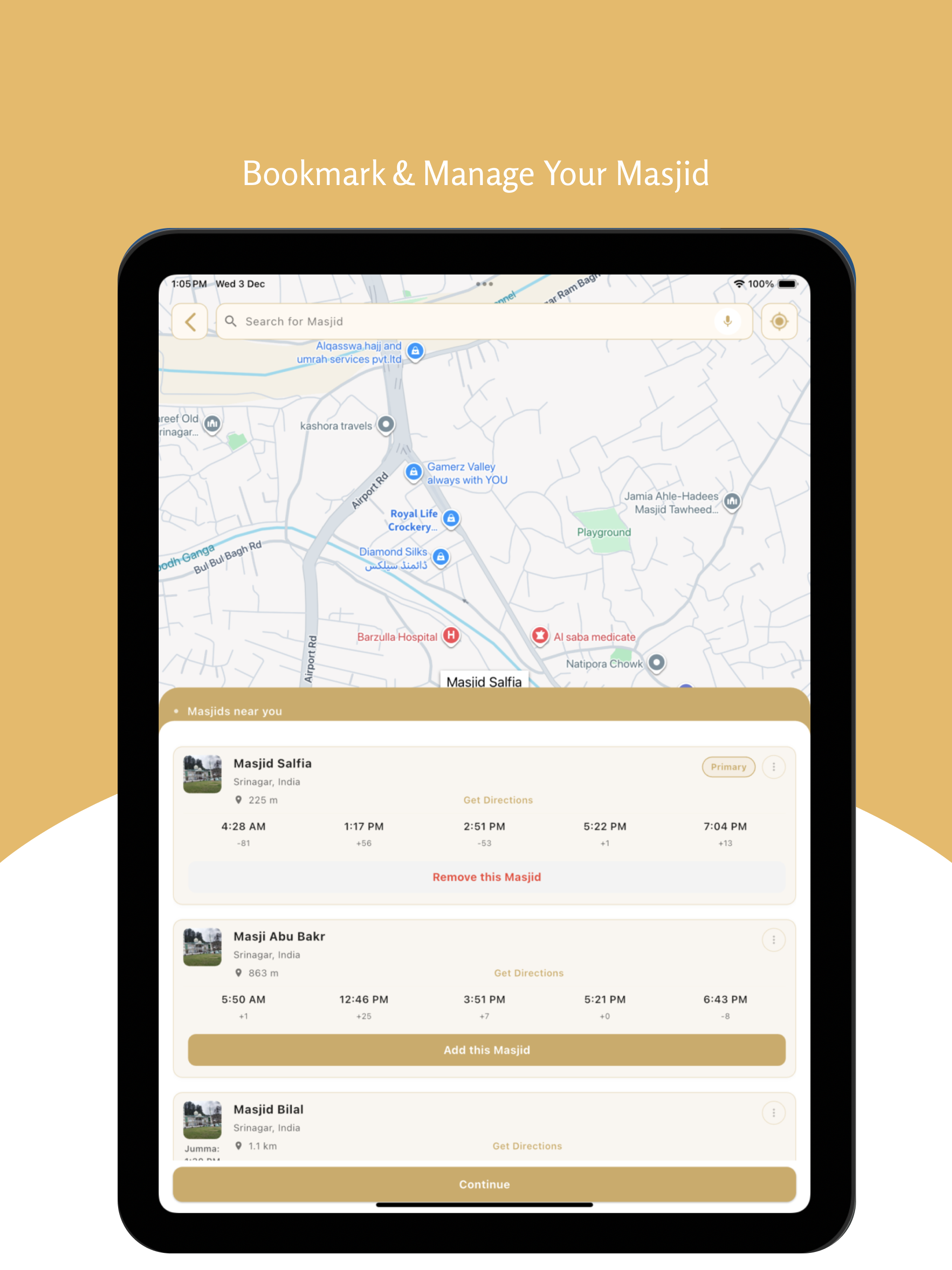 Noorat - Prayer Times Nearby screenshot 5