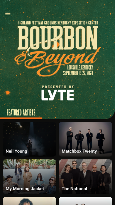 Bourbon & Beyond Festival Screenshot