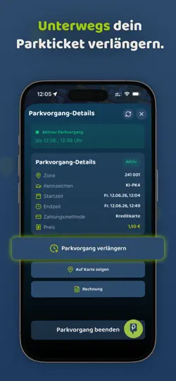Screenshot von Peuka - Parken & Parkticket auf dem iPhone 5