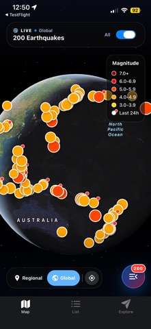 Phoenix-Earthquake Info Screenshot 1 of 5