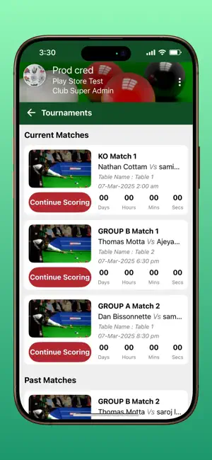 Cloud Snooker Scoring screenshot 3