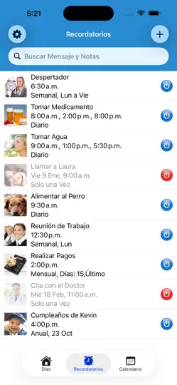 Captura de pantalla de Recordatorios Con Despertador en iPhone 5