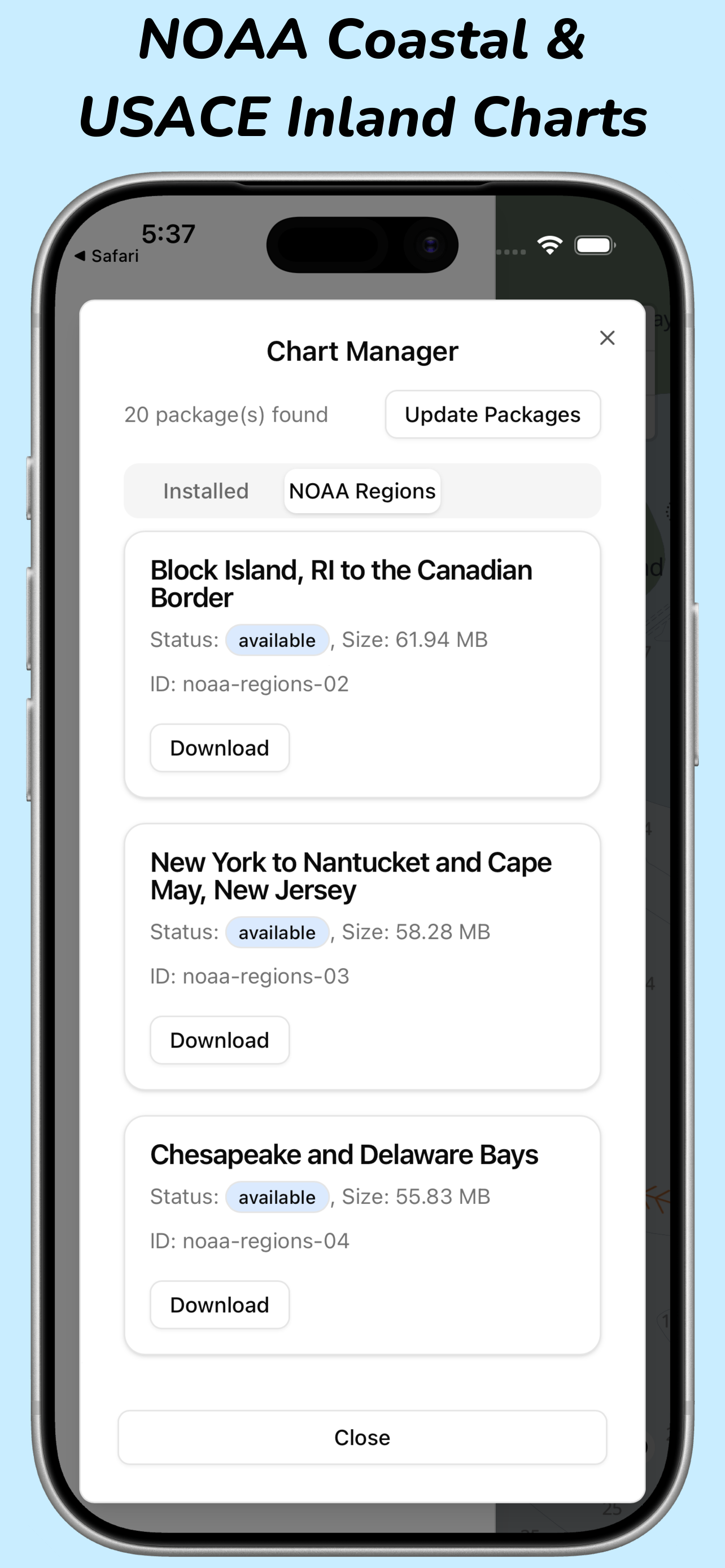 Luna Marine Charts screenshot 5