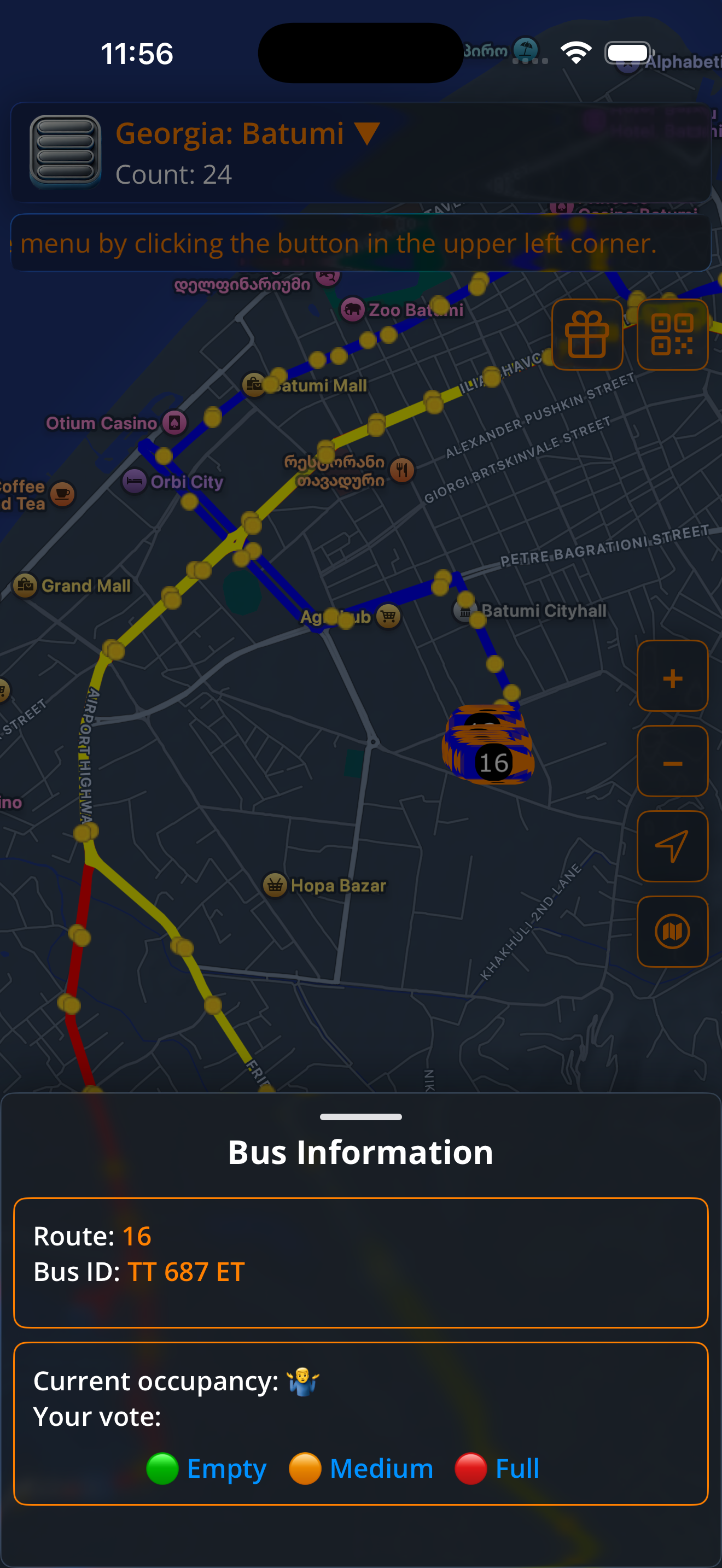 getBUS - RealTime Bus Tracking
