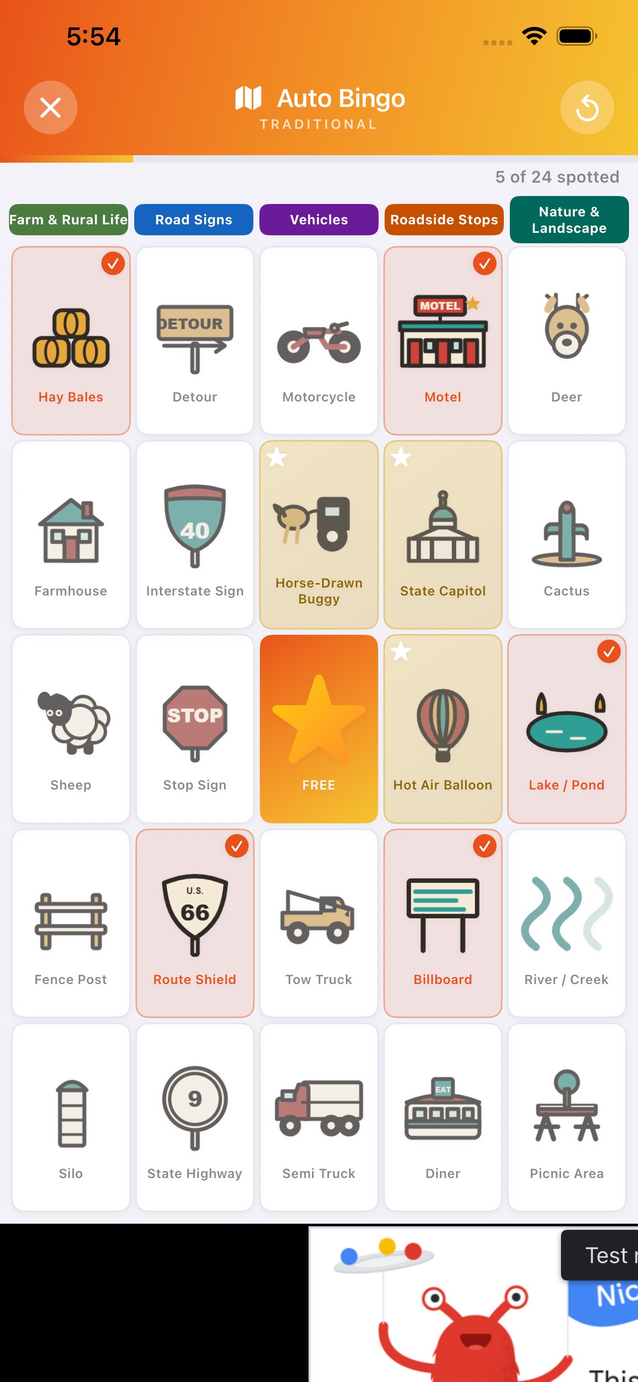 Screenshot 2 of Auto Bingo - Car Game
