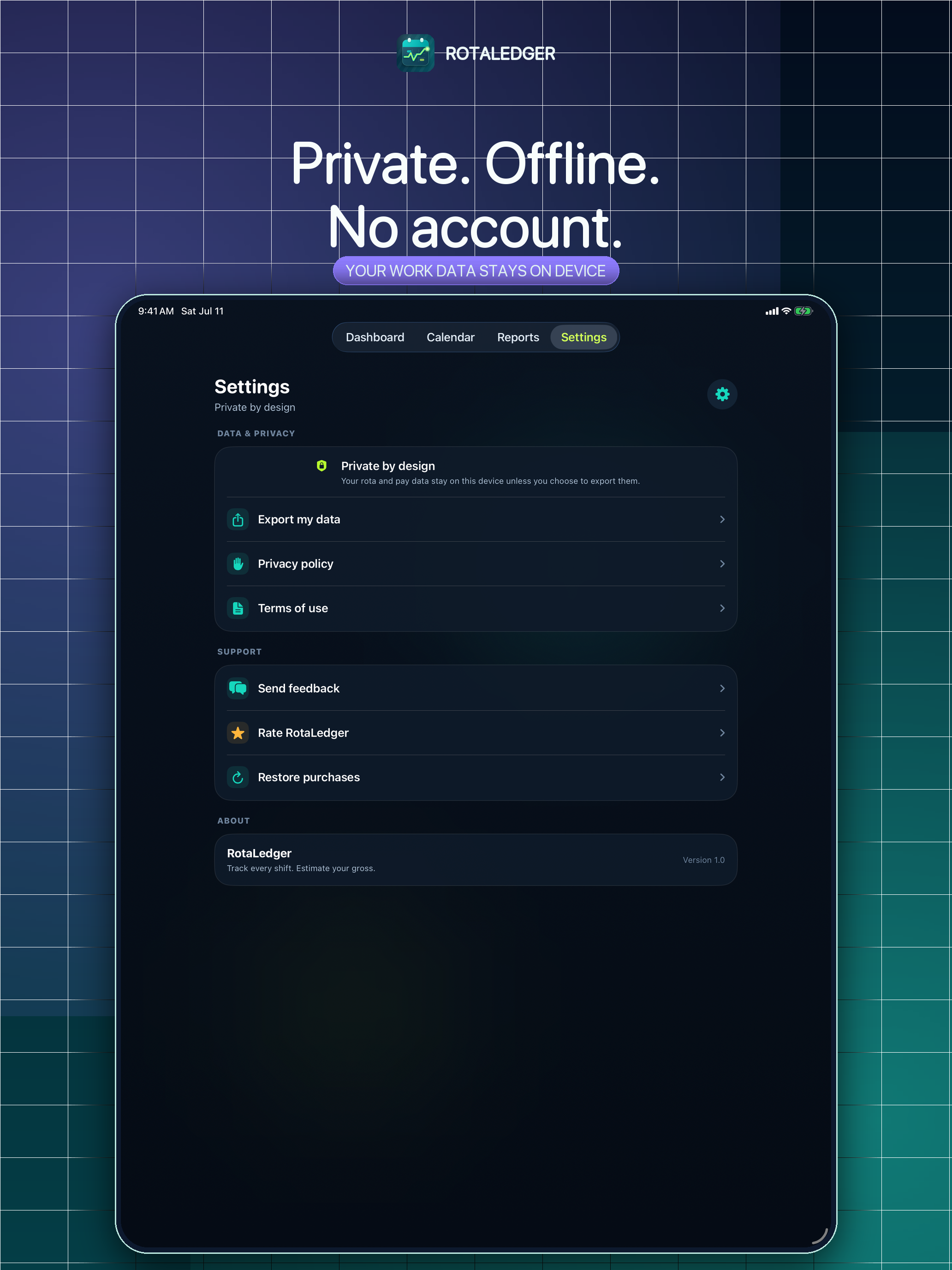 RotaLedger: Hours & Pay screenshot 12