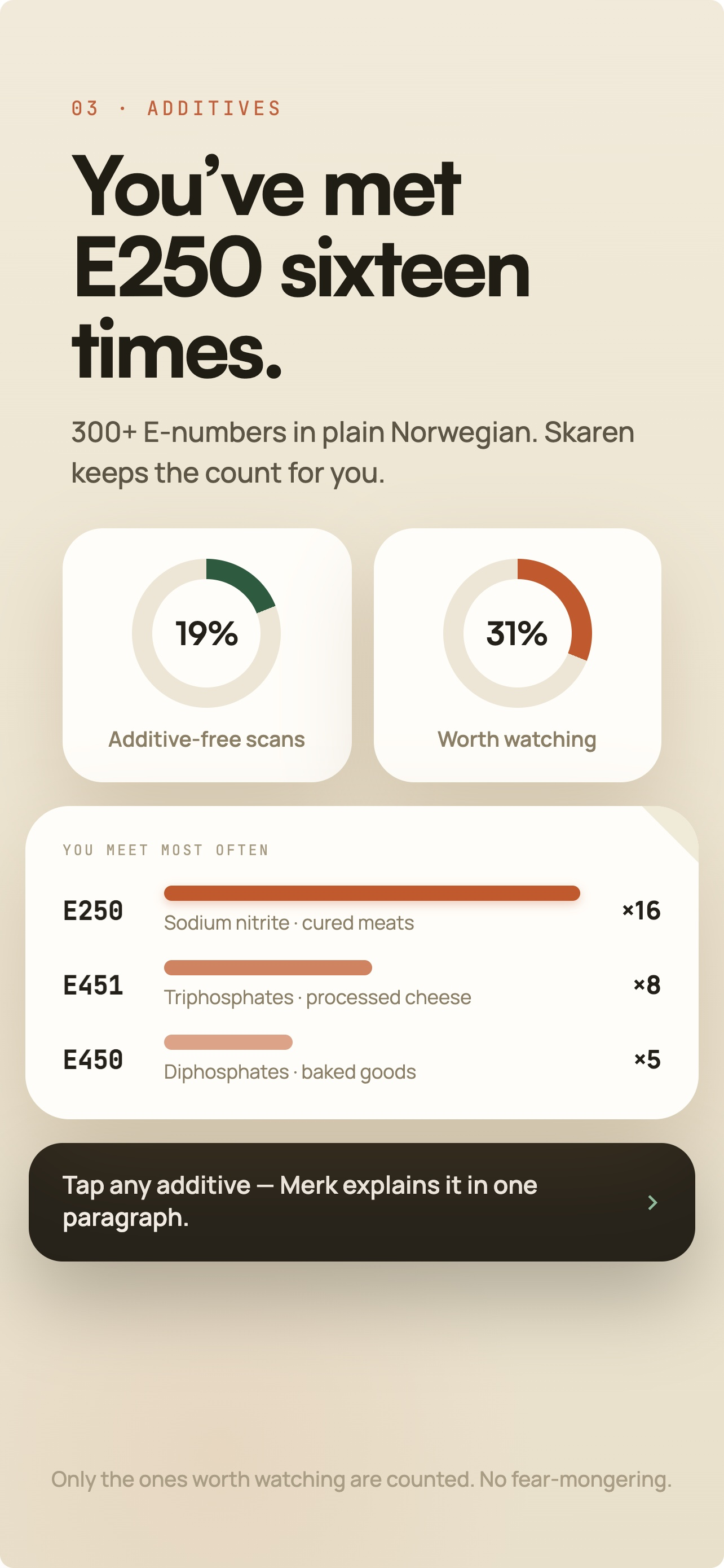 Skaren: Food Additive Scanner screenshot 4