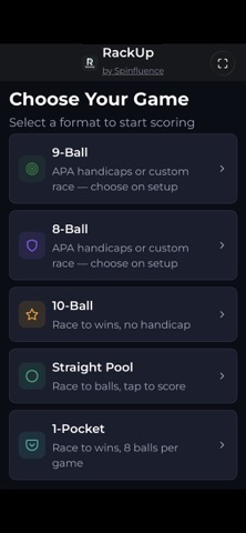 RackUp: Pool Scorekeeper Screenshot 2 of 5