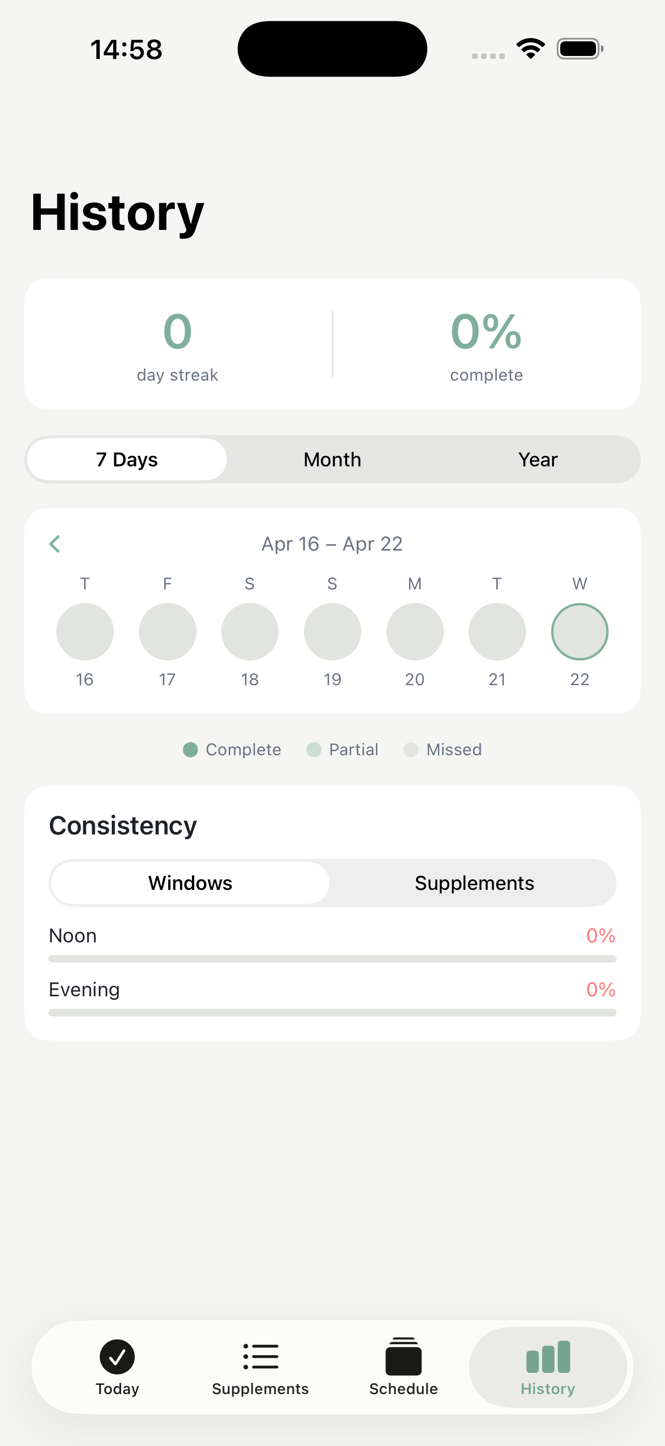 Elixr - Supplement Tracker