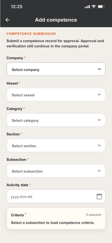 Offshore Logbooks - IMCA iPhone screenshot