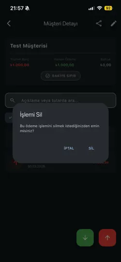 Veresiye Defterim iPhone Ekran Görüntüsü 5