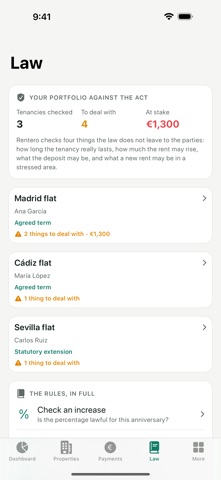 Rentero iPhone screenshot