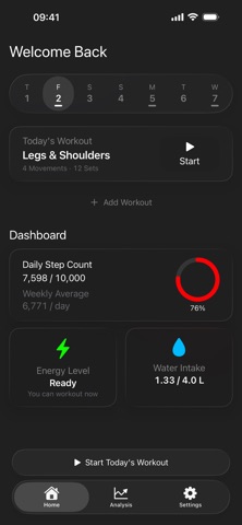 Peak: Workout Log screenshot 1