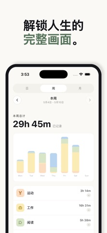 Life Visor: 时间追踪 screenshot