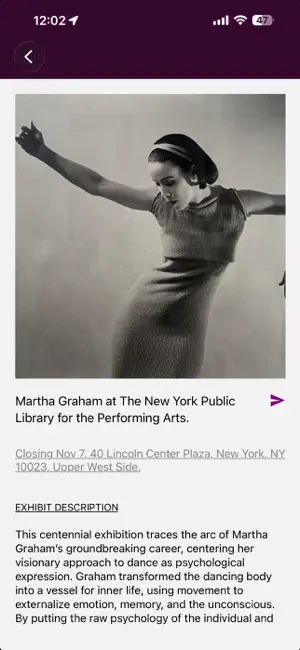 exhibits in new york screenshot 3