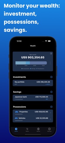 Bitfolio - crypto portfolio Screenshot 2 of 6