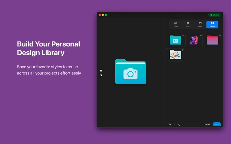 Custom Folder Design screenshot