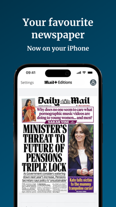Daily Mail Newspaper screenshot 1