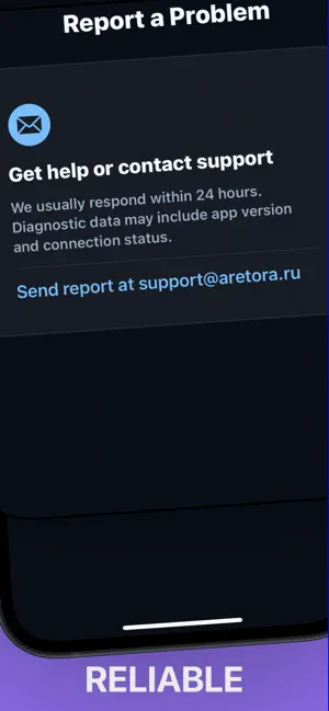 ARETORA VPN screenshot 2
