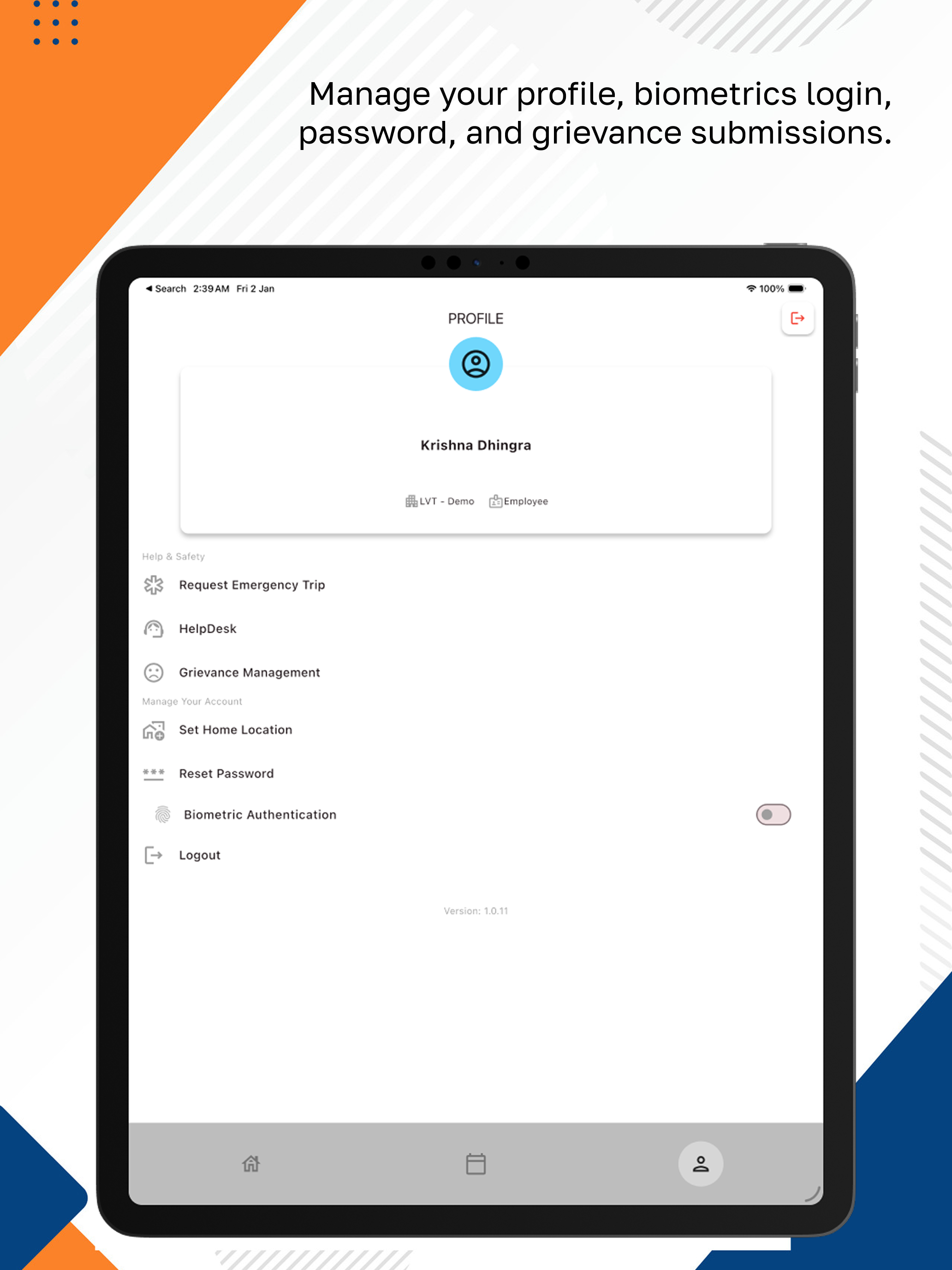 LVT Mobility - Employee screenshot 8