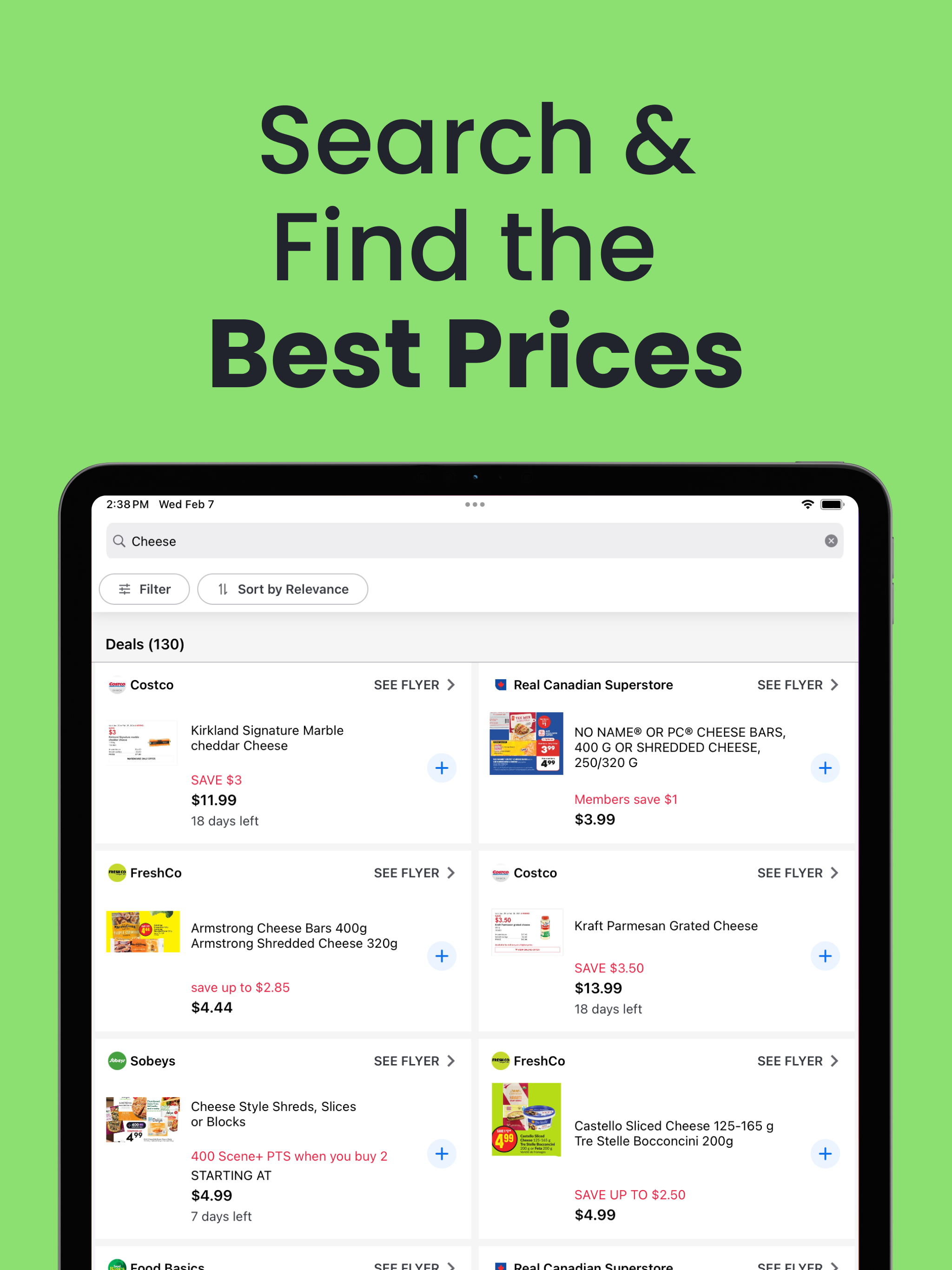 reebee: Flyers & Grocery List