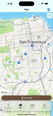 Places I've Pooped screenshot
