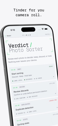 Verdict: Photo Sorter screenshot