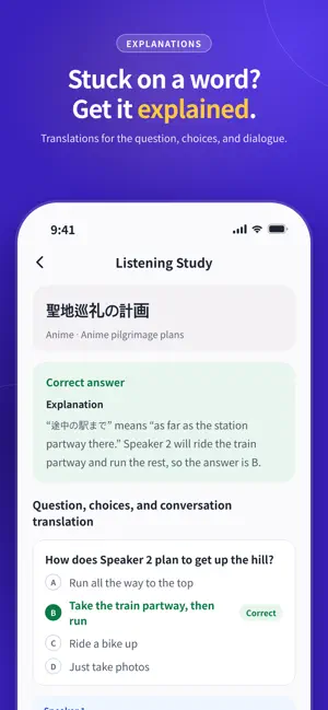 FaveLingo: AI Listening Quiz screenshot 4