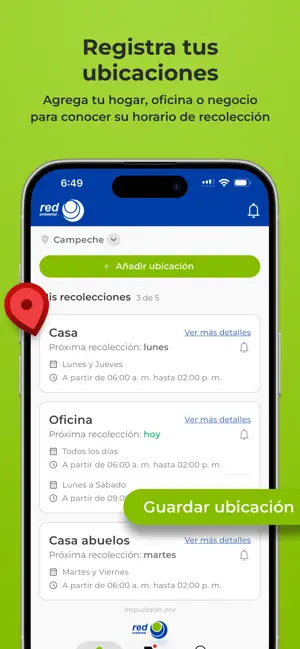 Red Ambiental iPhone screenshot 3