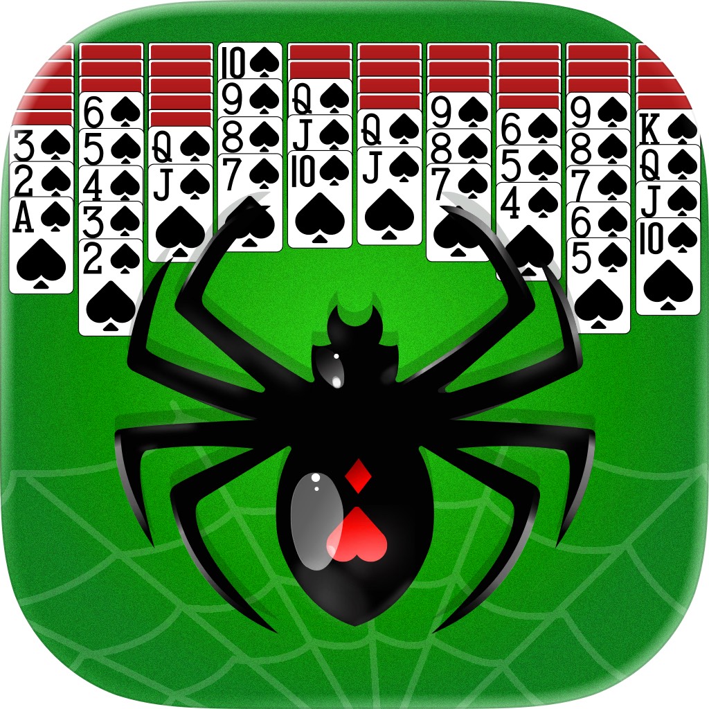 Apple App Store cover for .Spider Solitaire!
