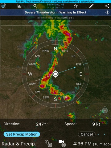 RainAware iPad screenshot
