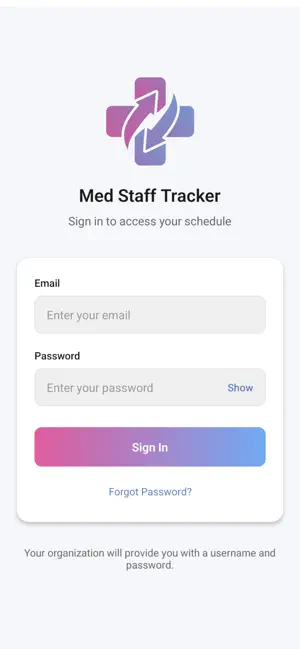 Med Staff Tracker screenshot 1