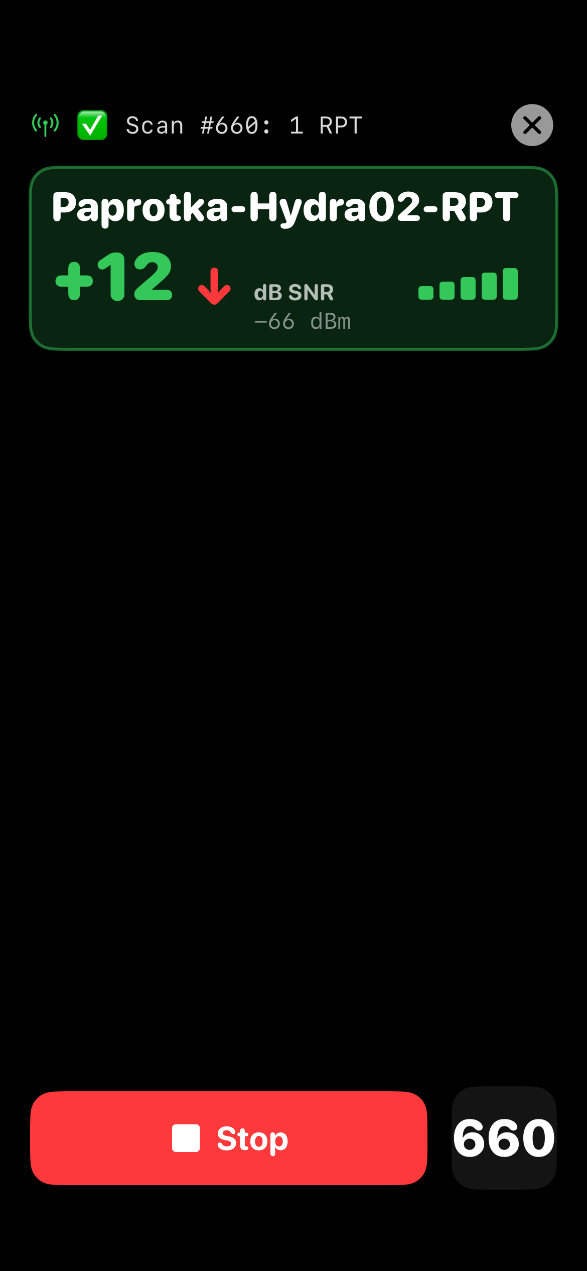 MeshCoreScanner screenshot 2
